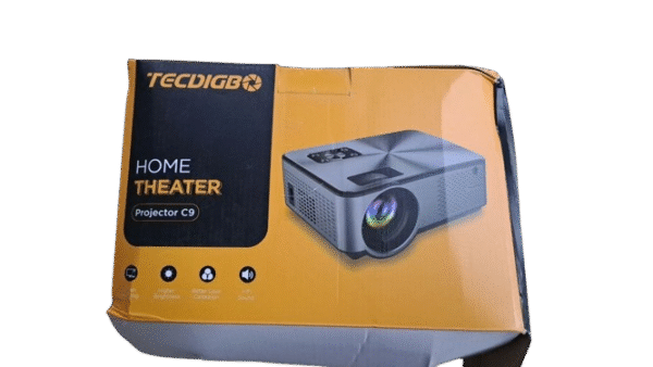 Uszkodzony Mini Projektor TECDIGBO C9 WiFi Bluetooth Android/iOS - obrazek 10