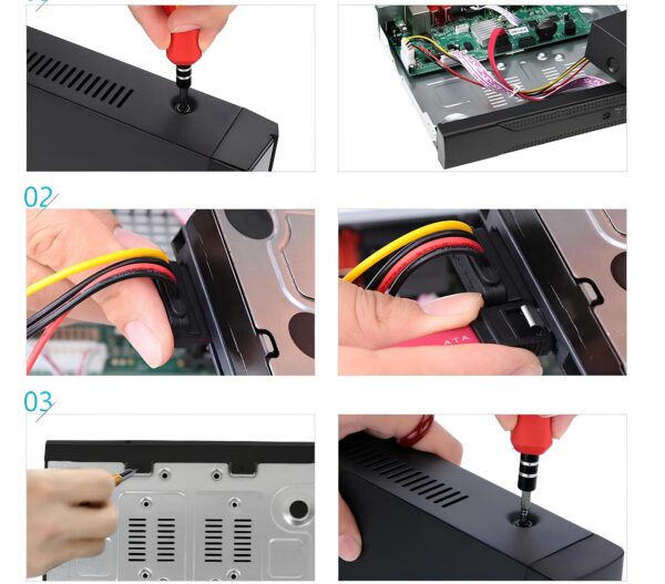 Sieciowy rejestrator wideo SECULINK NVR1108PK-P8 8-kanałowy, 1080p/3MP-8MP - obrazek 5