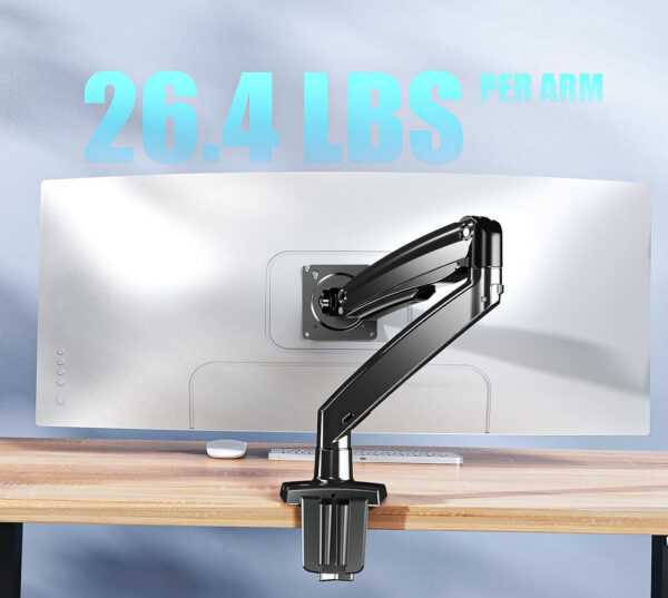 Uchwyt HUANUO HNSS12 do monitora 40 cali 12 kg VESA 75 100 - obrazek 7