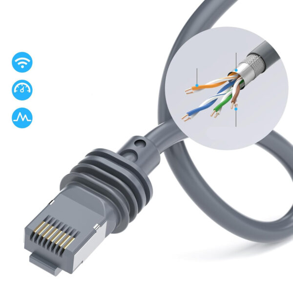Kabel przedłużający PonJel, RJ45, do satelity Starlink V3, 23 metry - obrazek 4
