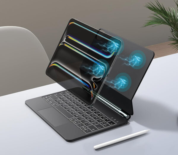 Etui z klawiaturą Earto M01-A11-BK-DE-B , do iPad Pro 11 M4 2024, czarne - obrazek 3