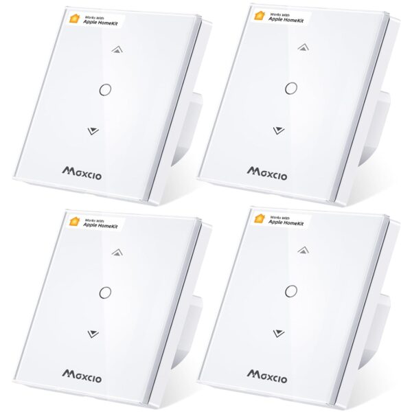 Przełącznik żaluzjowy Maxcio SDCS-01 HomeKit, WiFi, 4 szt.