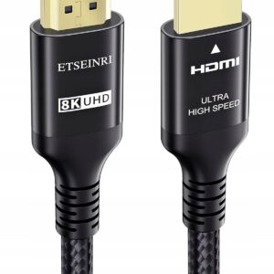 Kabel HDMI Etseinri 20m, 48 Gbit/s 4K przy 120 Hz 8 K przy 60 Hz