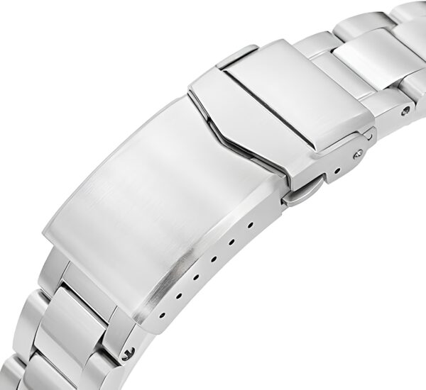 Pasek MiLTAT 20 mm do zegarka Seiko Baby MM 200 stal nierdzewna rozmiar L - obrazek 3
