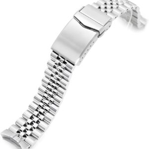 Pasek MiLTAT 20 mm do zegarka Seiko 5-40 mm matowa stal rozmiar L