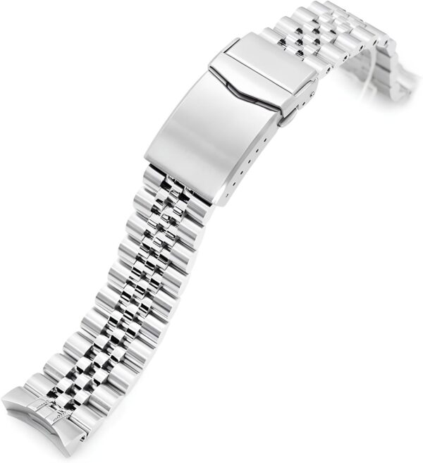 Pasek MiLTAT 20 mm do zegarka Seiko 5-40 mm matowa stal rozmiar L