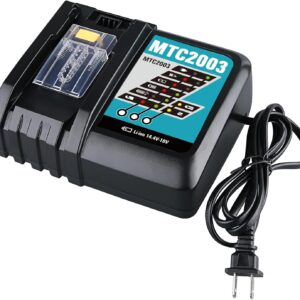 SHGEEN MTC2003 Ładowarka Li-ion DC18RC z LED do Makita BL1860  + 2 bateria