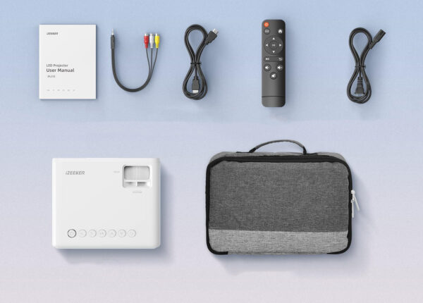 Projektor iZEEKER iPL310, 13000 luksów, Full HD, 5G WiFi Bluetooth, 300'' Powystawowy - obrazek 7