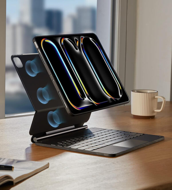 Etui z klawiaturą ESR iPad Pro 13 cali M4, Laptop, Model 6B023 QWERTZ - obrazek 4