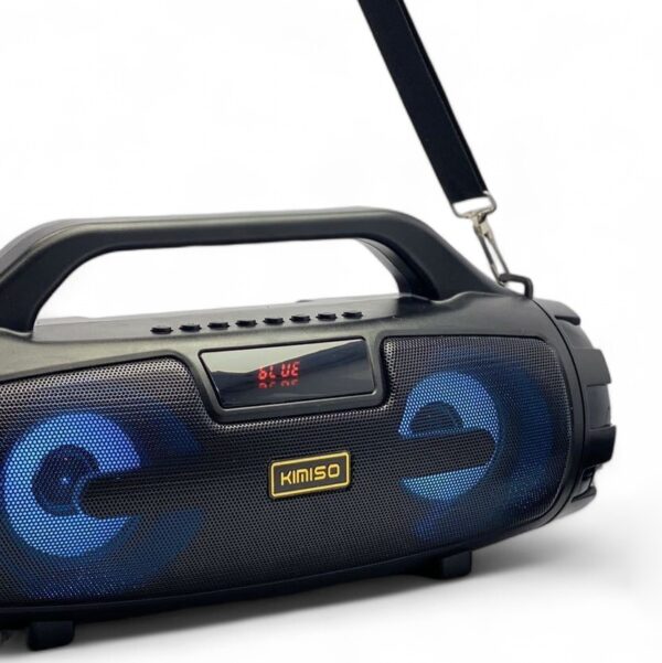 Przenośny głośnik Kimiso KM-S3 Bluetooth 10 W czarny bezprzewodowy odtwarzacz muzyczny z USB - obrazek 3