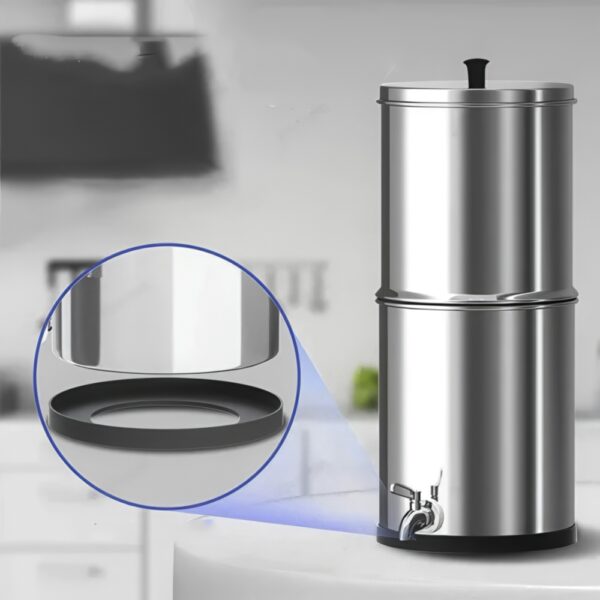 Filtr grawitacyjny ze stali nierdzewnej 304, pojemność 8,5 l - obrazek 4
