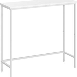 Stolik konsolowy HOOBRO Slim WW75XG01 metalowa rama biały POWYSTAWOWY