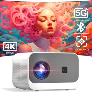 Mini projektor Sainyer, Bluetooth 5, 5G, WiFi, 4K, Full HD 1080P