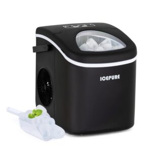ICEPURE Mała maszyna do lodu, 9 kostek w 8 minut 20 kg dziennie, Uszkodzona