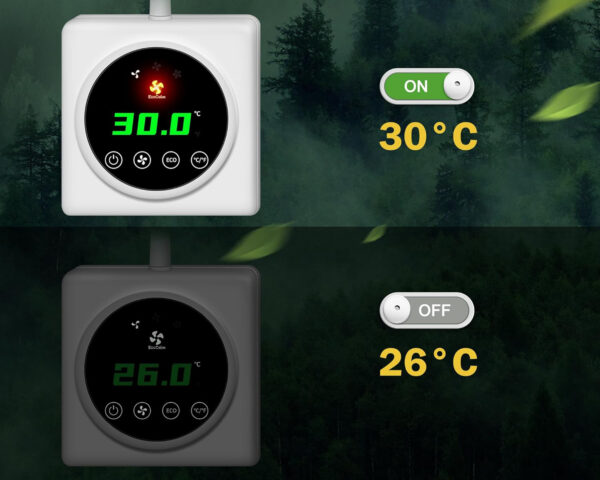 UŻYWANY Wentylator grzewczy ecoCalm KP-CRV2401 i magnesami do grzejników - obrazek 6