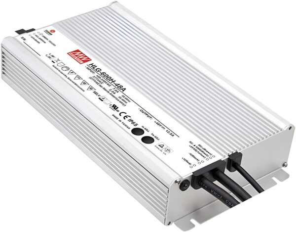 Zasilacz LED MeanWell 600W 24V 25A HLG-600H-24A wodoodporny do oświetlenia LED