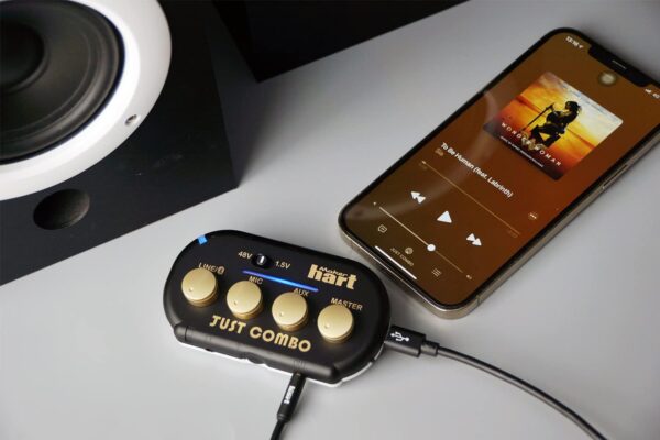 Mikser audio Maker hart 2AYQY, 3-kanałowy, 48 V, Bluetooth, USB - obrazek 7