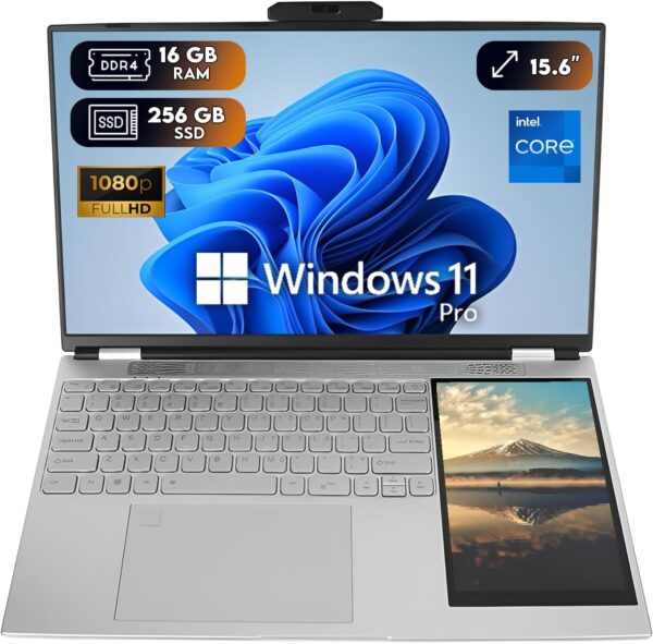 NIE ZESTAW Laptop Thunderb z podwójnym ekranem 15.6" i 7", 16GB RAM