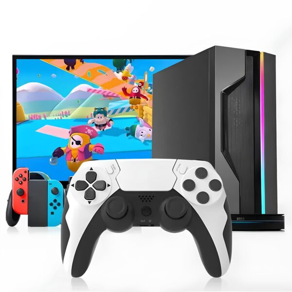 Bezprzewodowy gamepad GAMINJA P48 do PS4/PS3 PC kontroler z wibracjami i trybem turbo do konsol i komputera - obrazek 8