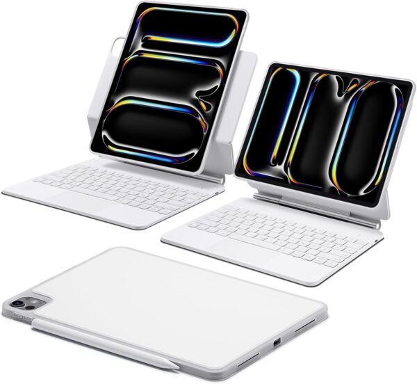 Używany ESR Rebound Magnetic Keyboard Case 6B022 360 do iPad Pro 11 biały
