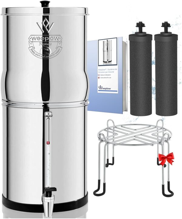 System filtracji grawitacyjnej Weeplow Neptune 11L AISI 304 z 2 filtrami O'Pure