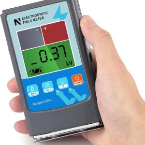 Ręczny tester elektrostatyczny NEWTRY urządzenie do pomiaru ładunków elektrostatycznych w środowiskach ESD, Powystawowy