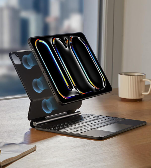 Etui ESR 6B022 z klawiaturą do iPad Pro 11" (M4 2024) QWERTZ, 360, czarne - obrazek 2