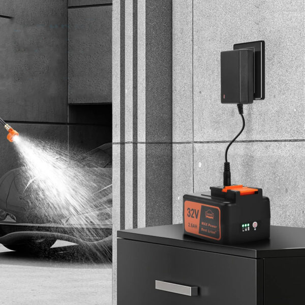 Uszkodzona Myjka wysokociśnieniowa DEWINNER 5 w 1 32 V 2600 mAh - obrazek 8