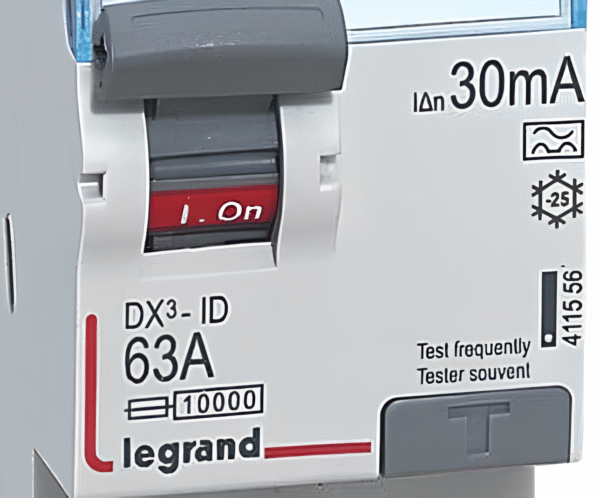 Przełącznik różnicowy Legrand 411556 DX3 2P 63A tye A 30mA 2 moduły - obrazek 5