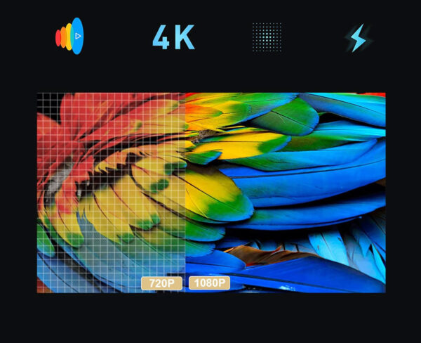 USZKODZONY Projektor BYINTEK X25 Full HD 1920x1080 680ANSI Smart WiFi - obrazek 3