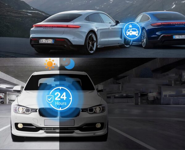 Rejestrator samochodowy Miden S7 2,5K, kamera przednia i tylna, SD 64 GB - obrazek 3
