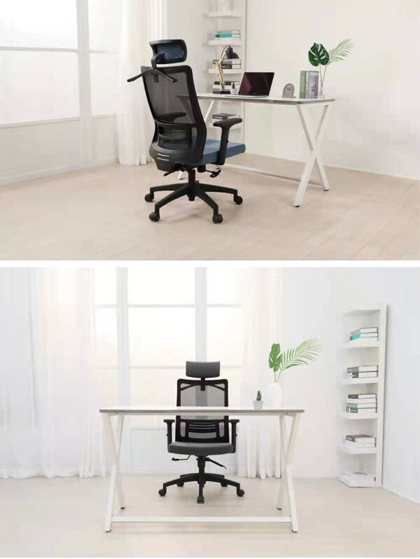 Ergonomiczne krzesło biurowe G31 LB31HB, obrotowe, z siatką, dla studentów - obrazek 4