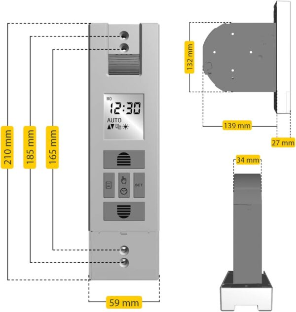 Napęd elektryczny do nawijania taśmy Schellenberg, IP67, 230 W, 23 mm - obrazek 5