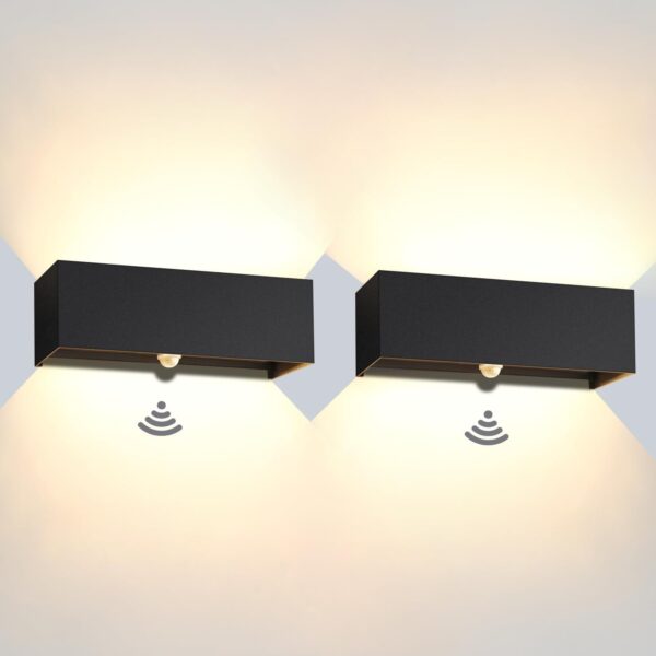 Używany Lampa Kingwen 30W 120° 3000K ciepła biel, czarna 2 szt. IP65