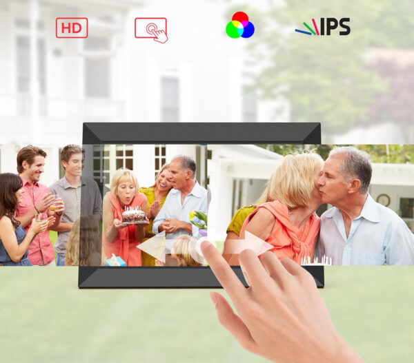 Frameo 10,1" cyfrowa ramka, WiFi, 32 GB, HD, dotykowa, 2 szt. - obrazek 5