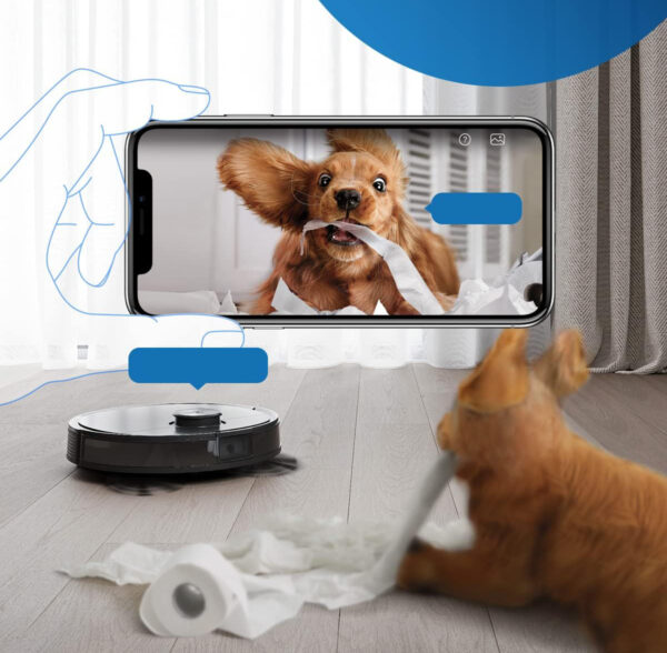 Robot odkurzający z funkcją mycia podłogi ECOVACS T9 AIVI, 5200mAh, Używany - obrazek 2