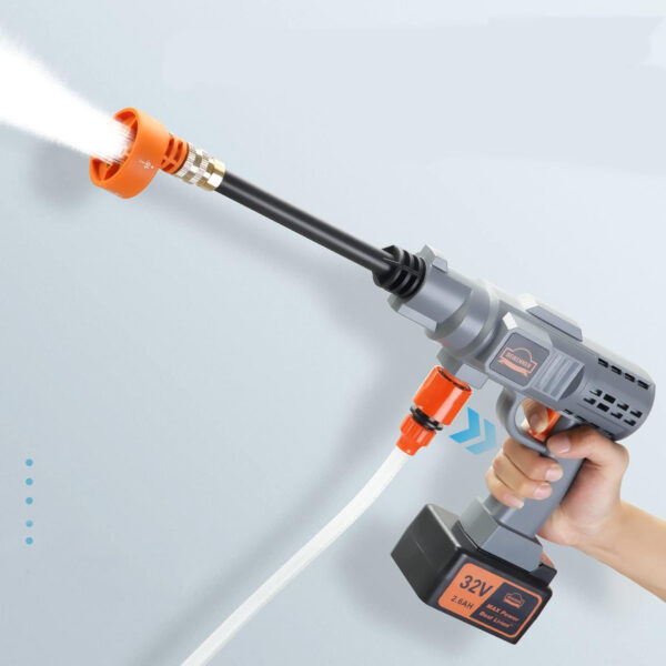 Uszkodzona Myjka wysokociśnieniowa DEWINNER 5 w 1 32 V 2600 mAh - obrazek 2