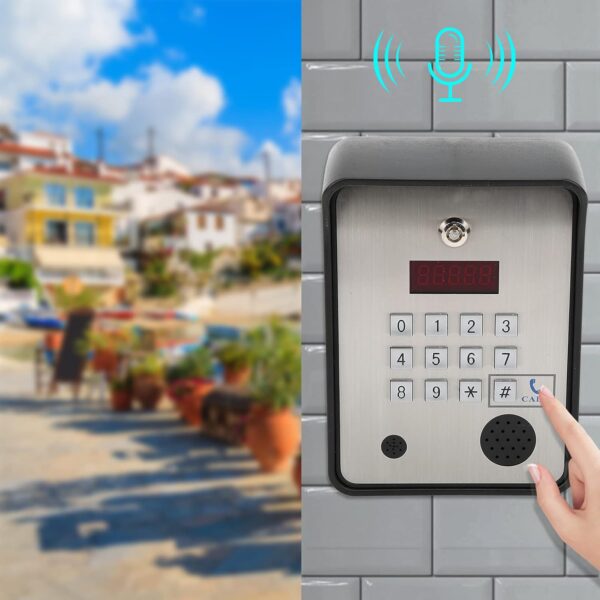 Bezprzewodowy system dostępu Dioche 3G/GSM z interkomem audio i pilotem - obrazek 9