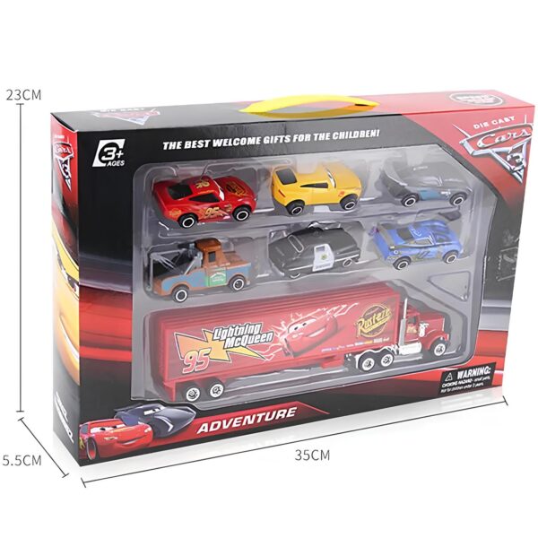 Zestaw z bajki Auta zabawki z kreskówki Auta miniaturowe pojazdy z postaciami z filmu Cars - obrazek 6