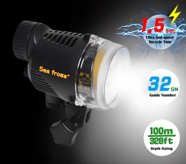 UŻYWANY Wodoodporna lampa błyskowa Sea Frogs SF-01 dla Sony, Canon, Fujifilm,Nikon - obrazek 3