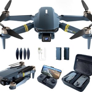 Drone CHUBORY F89 40+minut lotu WiFi FPV z kamerą 1080P HD 120° (2 baterie)