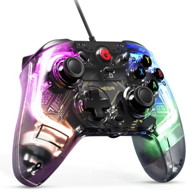 Kontroler GameSir T4 Kaleid z RGB do Windows 10/11, Switch i Android TV