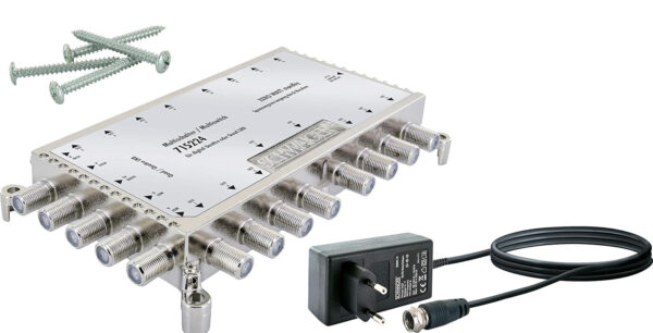 Rozdzielacz SCHWAIGER 715224 SAT splitter z 16 wyjściami do dystrybucji sygnału satelitarnego w budynkach - obrazek 7