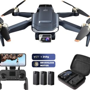 Dron CHUBORY A77 WiFi FPV, 84 minuty, z kamerą 2K HD, 3 baterie