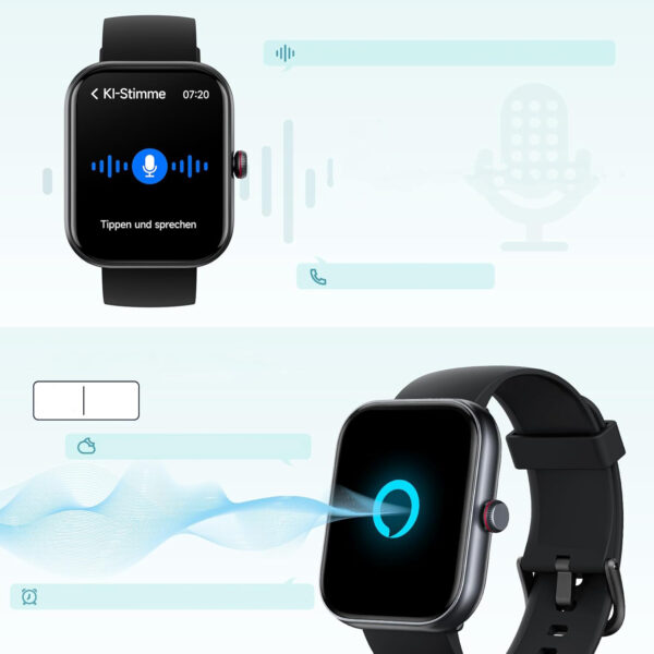 Męski smartwatch Fitpolo, 1,91 cala, IP68, dla Android i iOS - obrazek 5