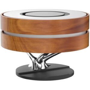Lampa nocna Masdio Horizon ładowarka 10W zegar lampka z funkcją AMPULLA bezprzewodowego ładowania i budzikiem