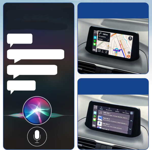 Adapter CarPlay bezprzewodowy Mazda TK78-66-9U0C USB MZD 2014-2021 bez Android Auto - obrazek 4
