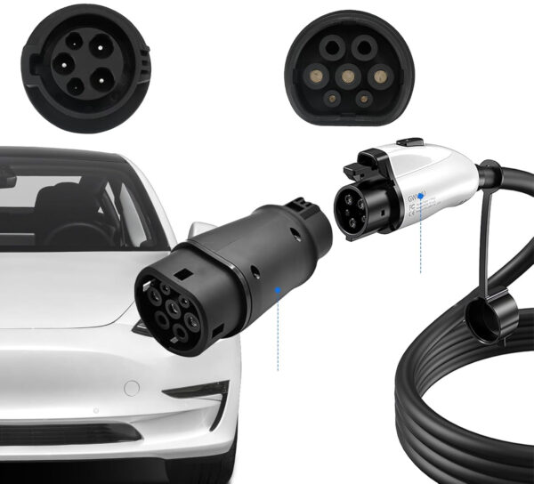 Adapter kabla ładującego HEBERUCK, 60 A, 2,5E+2 V, IP54, miedź - obrazek 4