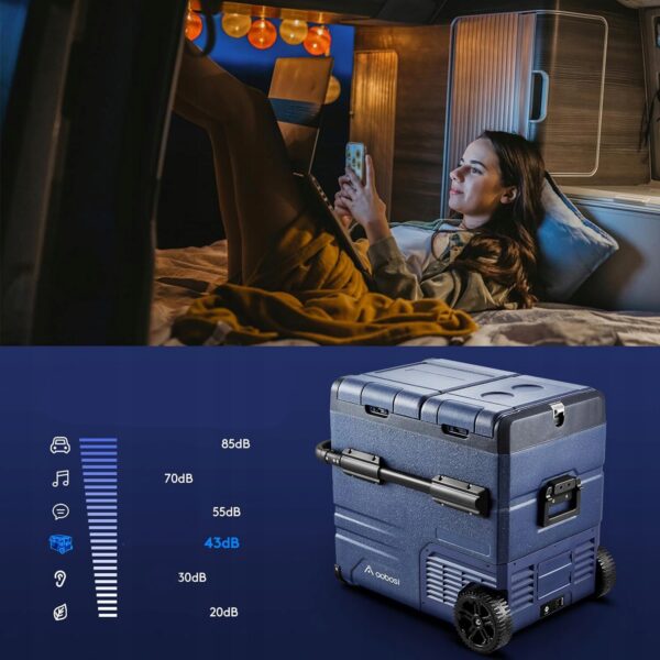 UŻYWANY Lodówka samochodowa AAOBOSI TAW55 55 L, 12/24 V, 100-240 V - obrazek 2