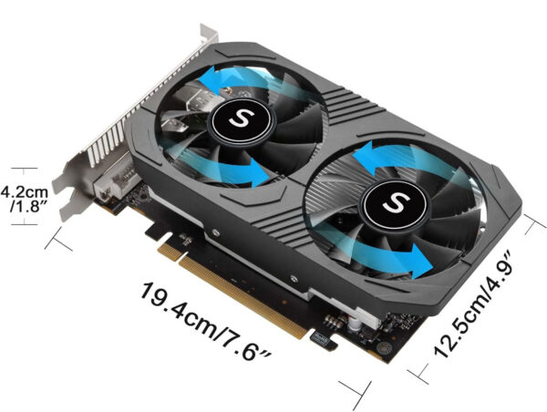 Uszkodzona Karta graficzna SAPLOS GTX 1050 Ti 4 GB GDDR5, PCIe, 128 bitów - obrazek 3